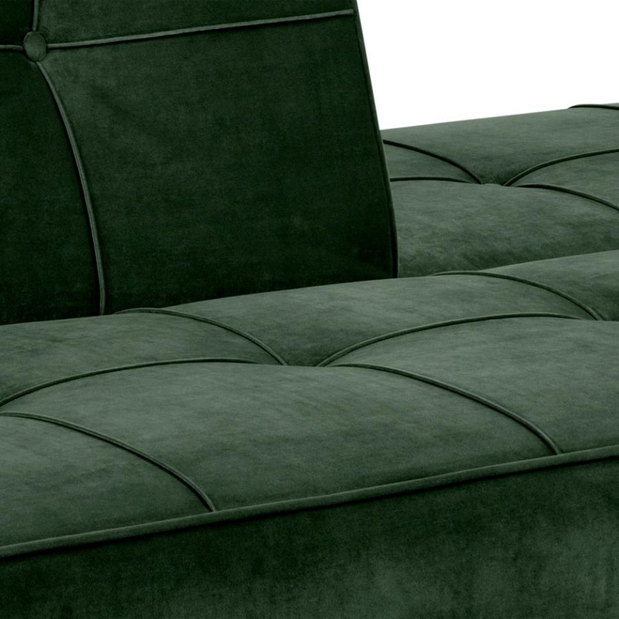 Perugia Sovesofa Skovgrøn Stof Click Clack