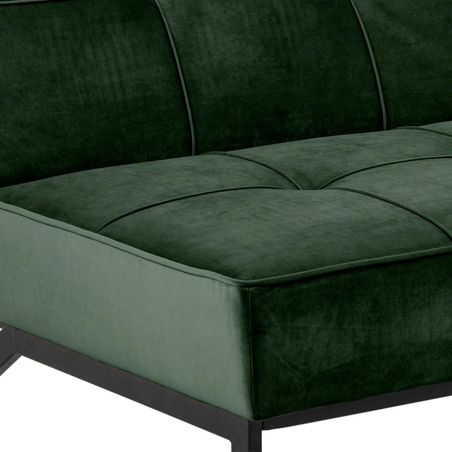 Perugia Sovesofa Skovgrøn Stof Click Clack