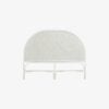 PHAI Sengegavl i Hvid Rattan fra Nordal | 180x145 cm hos uniquebeds, home & living - Billede 1