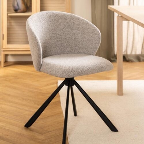 Pippa Spisebordsstol Beige Stof Felt Syning