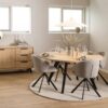 Pippa Spisebordsstol Beige Stof Felt Syning