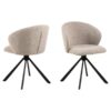 Pippa Spisebordsstol Beige Stof Felt Syning