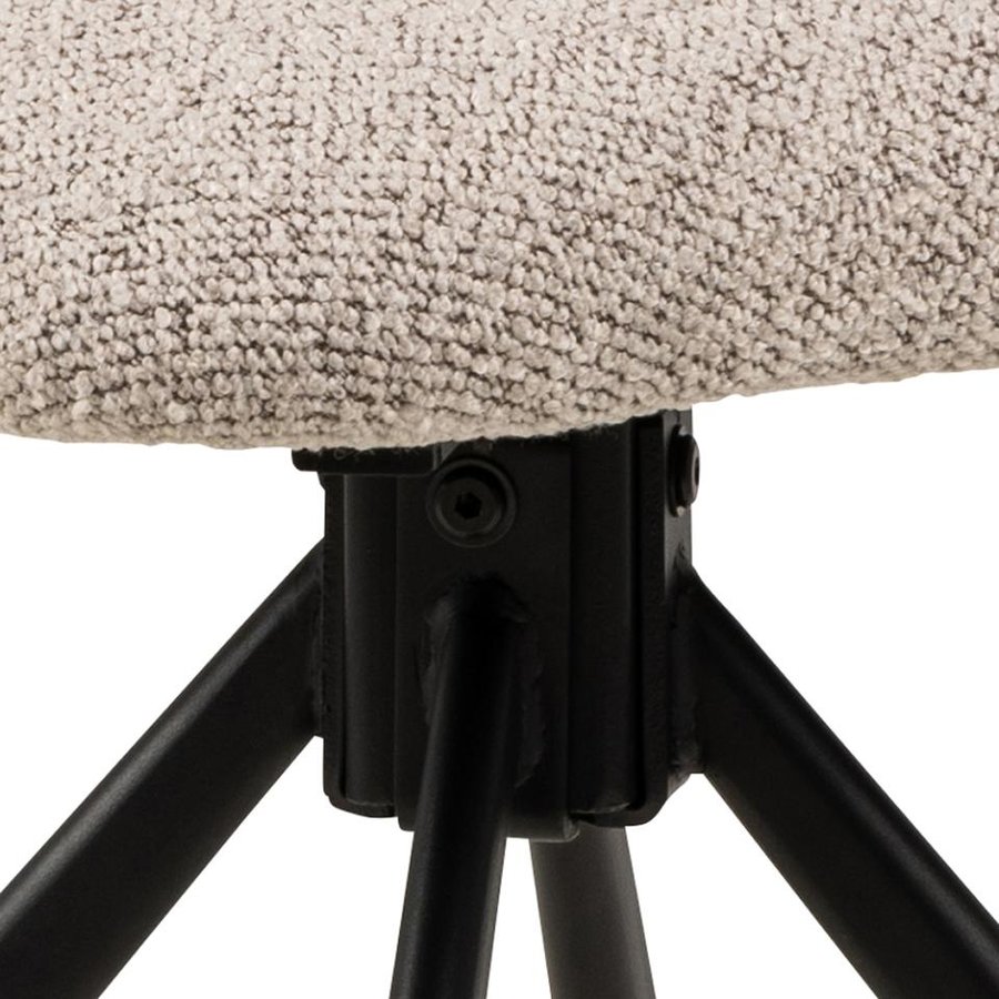Pippa Spisebordsstol Beige Stof Felt Syning