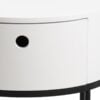 Polo Natbord Hvid Mdf Stel Sort