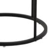 Polo Natbord Hvid Mdf Stel Sort