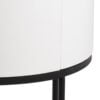 Polo Natbord Hvid Mdf Stel Sort