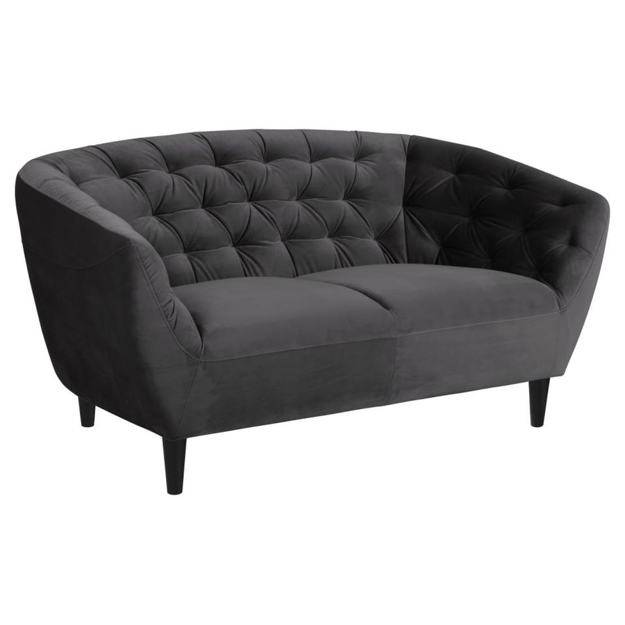Ria Personers Sofa Mørkegrå Stof Indsyninger