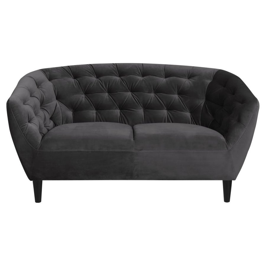 Ria Personers Sofa Mørkegrå Stof Indsyninger