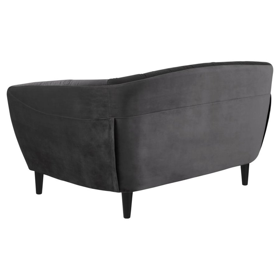 Ria Personers Sofa Mørkegrå Stof Indsyninger