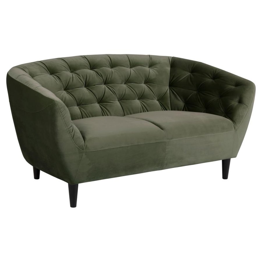 ria-2-personers-sofa-i-skovgrn-stof-stel-i-sort-gummitr-fra-actona-bdh-0000111295-2 Ria Personers Sofa Skovgrøn Stof Stel