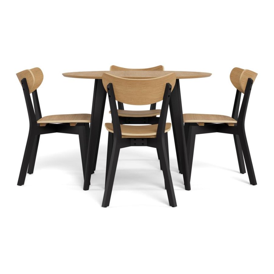 roxby-spisebordsst-med-roxby-spisebordsstole-i-eg-egetr-stel-i-sort-gu-H000025184-5 Roxby Spisebordssæt Roxby Spisebordsstole Eg Egetræ