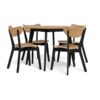 roxby-spisebordsst-med-roxby-spisebordsstole-i-eg-egetr-stel-i-sort-gu-H000025184-6 Roxby Spisebordssæt Roxby Spisebordsstole Eg Egetræ