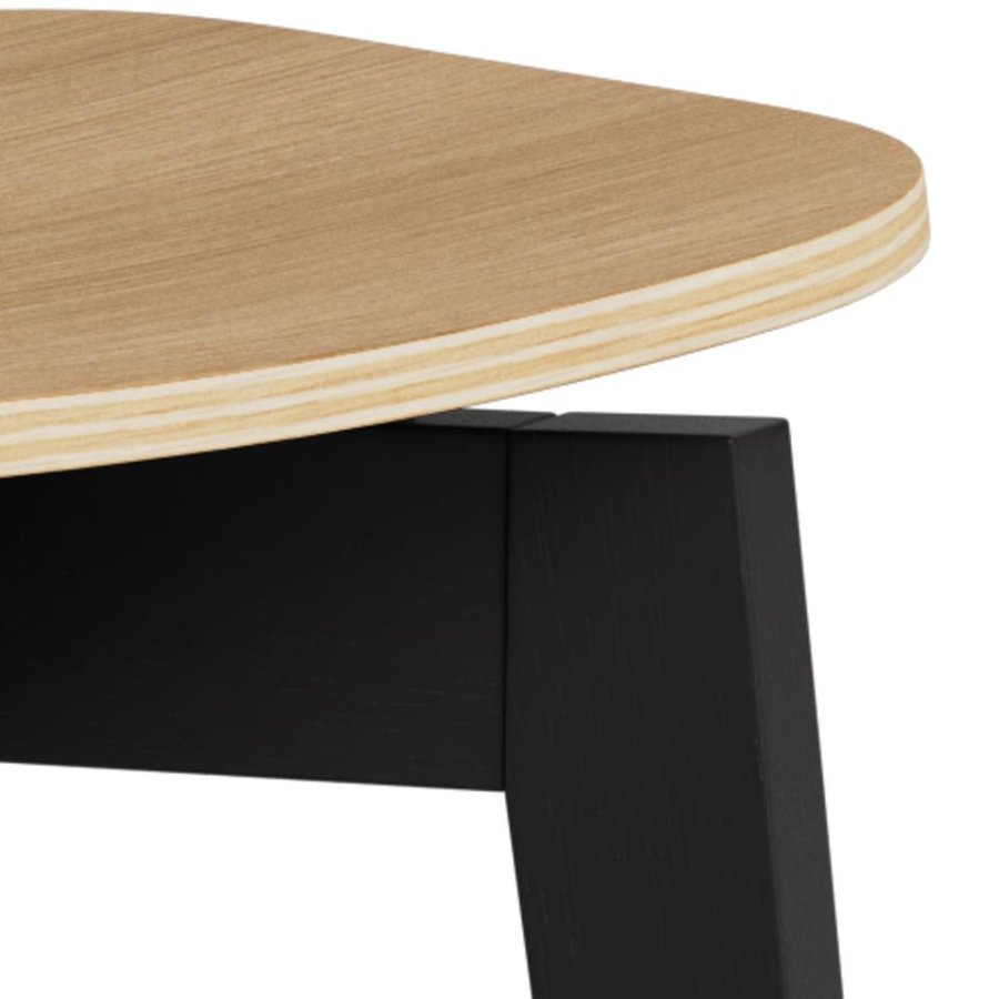 Roxby Spisebordsstol Eg Egefiner Stel Sort
