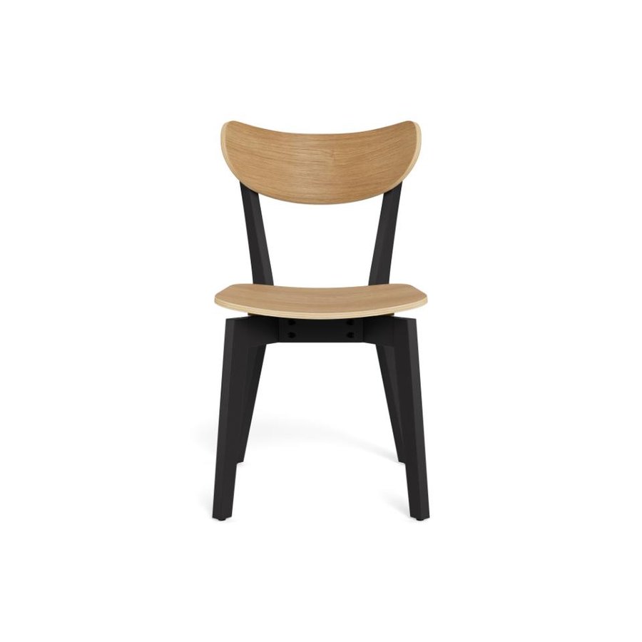 Roxby Spisebordsstol Eg Egefiner Stel Sort
