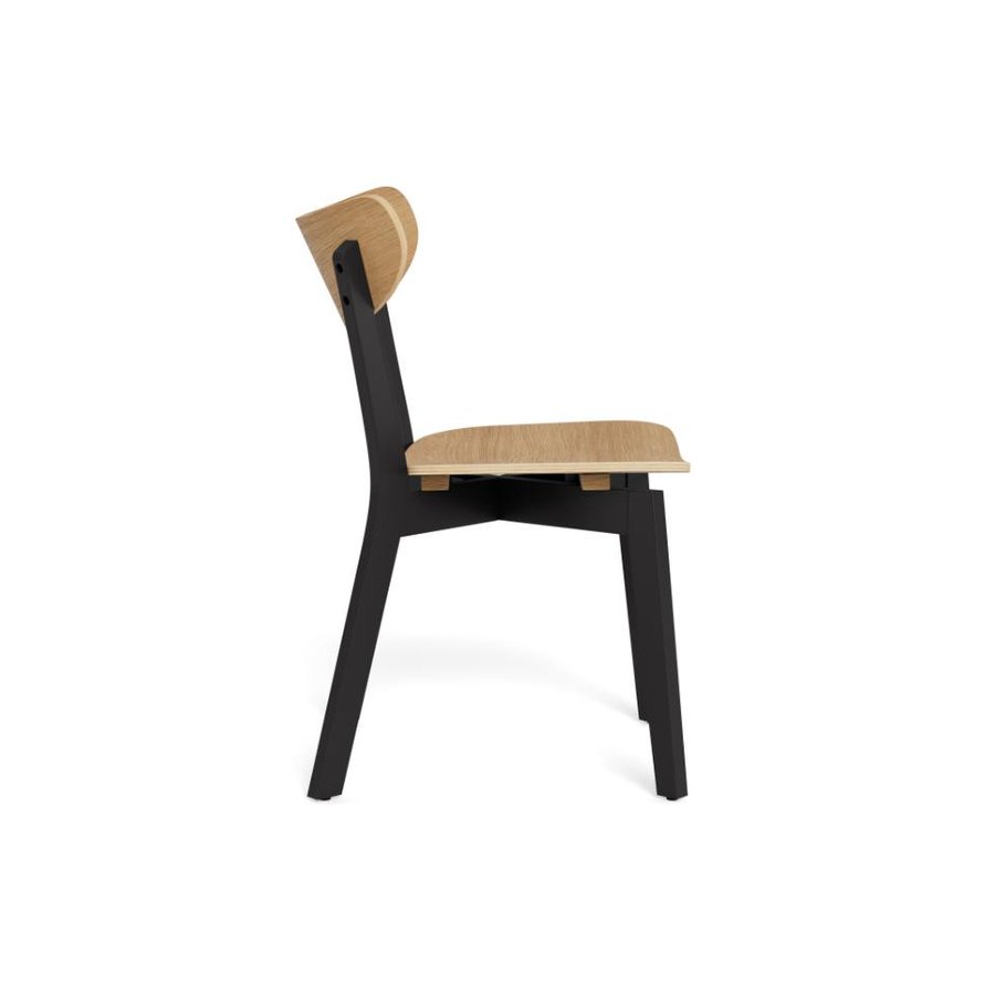 Roxby Spisebordsstol Eg Egefiner Stel Sort