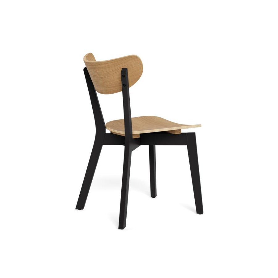 Roxby Spisebordsstol Eg Egefiner Stel Sort