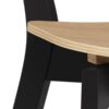 Roxby Spisebordsstol Eg Egefiner Stel Sort