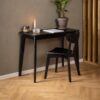 Roxby Spisebordsstol Sort Egefiner Stel Sort