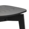 Roxby Spisebordsstol Sort Egefiner Stel Sort