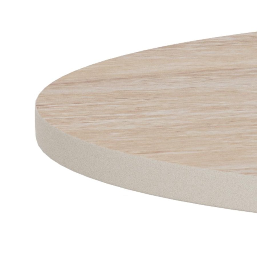 Santorini Sofabord Lys Beige Keramik Stel