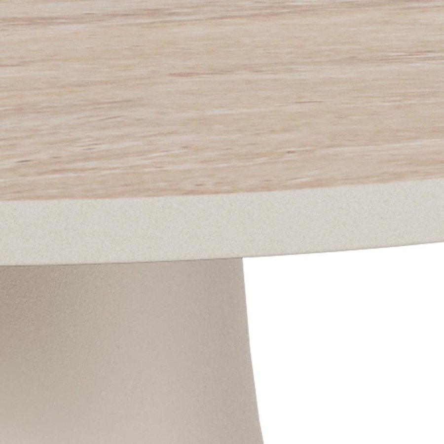 Santorini Sofabord Lys Beige Keramik Stel