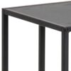 Seaford Hjørnebord Sort Ask Mdf Stel