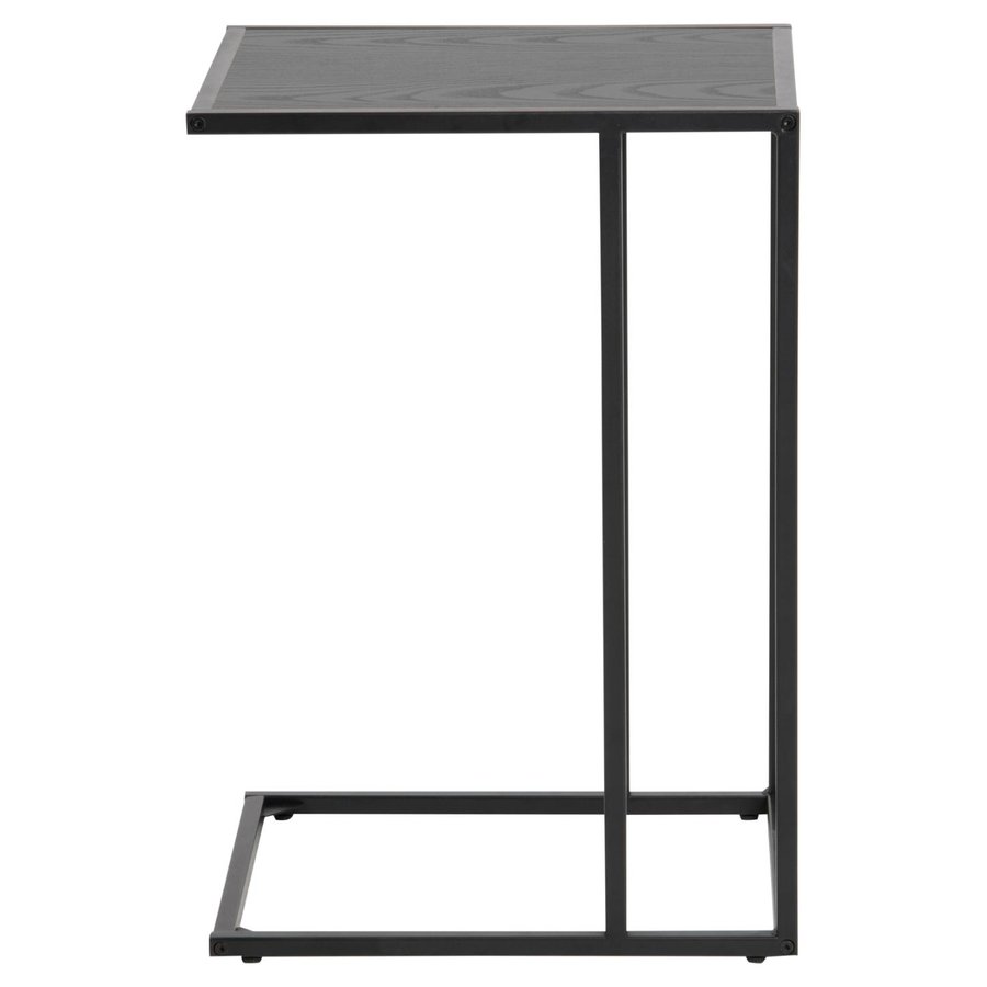 Seaford Hjørnebord Sort Ask Mdf Stel
