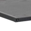 Seaford Hjørnebord Sort Ask Mdf Stel
