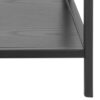 Seaford Konsolbord Sort Ask Melamin Hylder