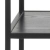 Seaford Konsolbord Sort Ask Melamin Hylder