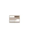 Seaford Reol Grå Melamin Asymmetrisk Opsætning