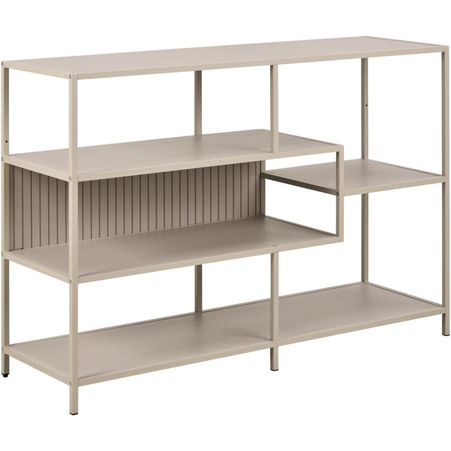 seaford-reol-i-gr-melamin-stel-i-gr-stl-med-asymmetrisk-opstning-vendb-0000108319-3 Seaford Reol Grå Melamin Stel Grå