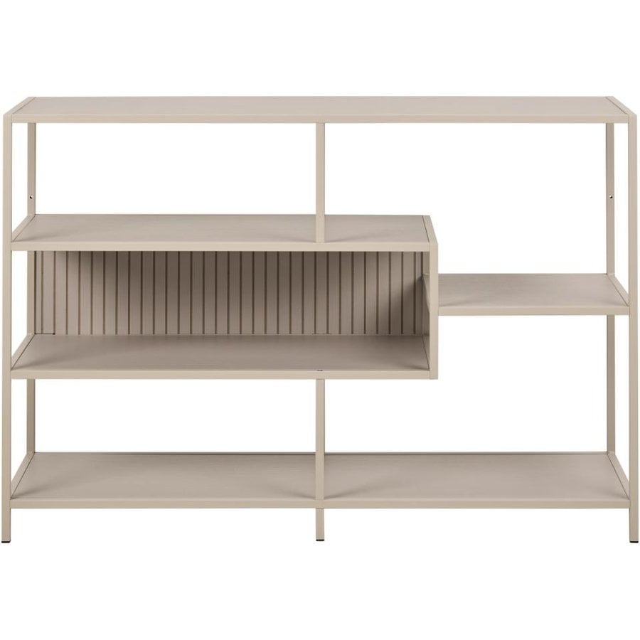 seaford-reol-i-gr-melamin-stel-i-gr-stl-med-asymmetrisk-opstning-vendb-0000108319-4 Seaford Reol Grå Melamin Stel Grå