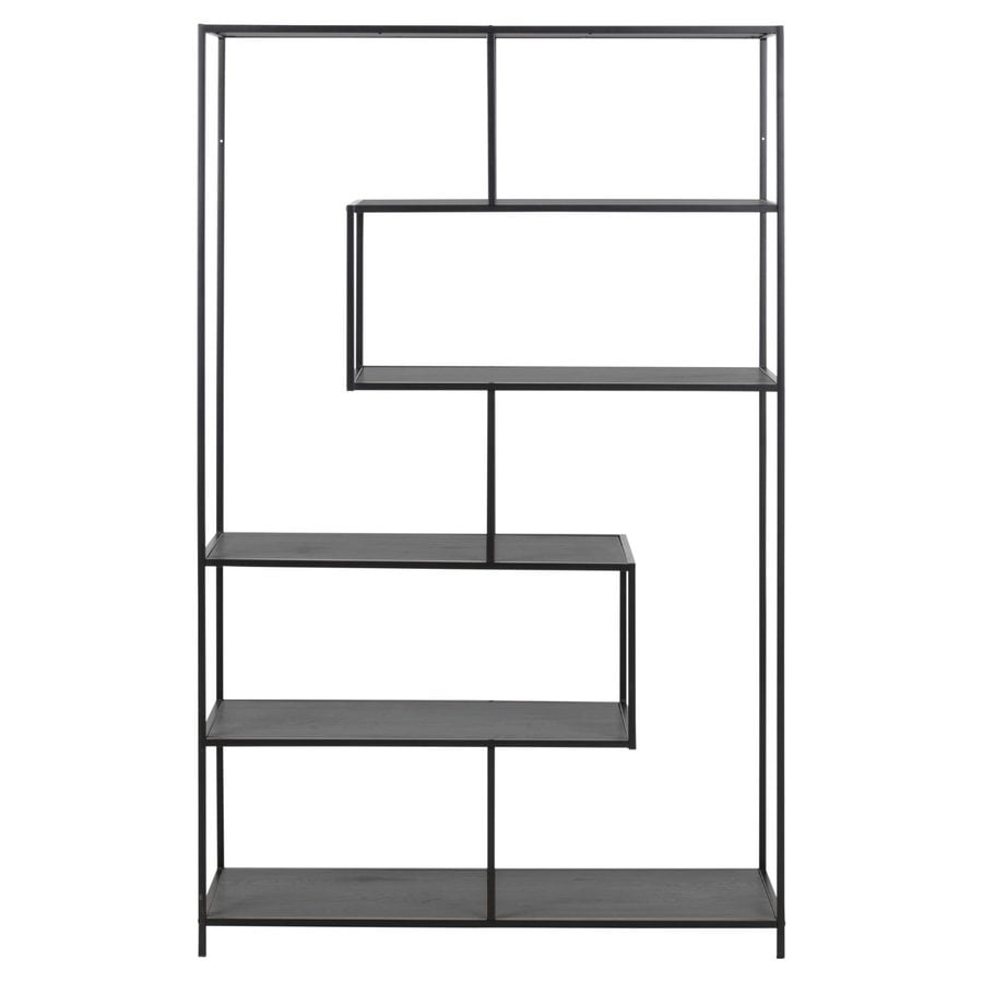 Seaford Reol Sort Ask Mdf Asymmetrisk