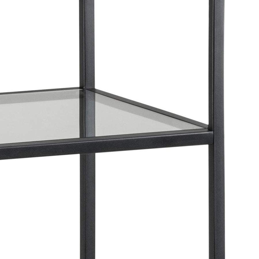 seaford-reol-i-sort-stl-hylder-i-klar-sort-glas-fra-actona-bdh-35x37x1-0000072125-5 Seaford Reol Sort Stål Hylder Klar