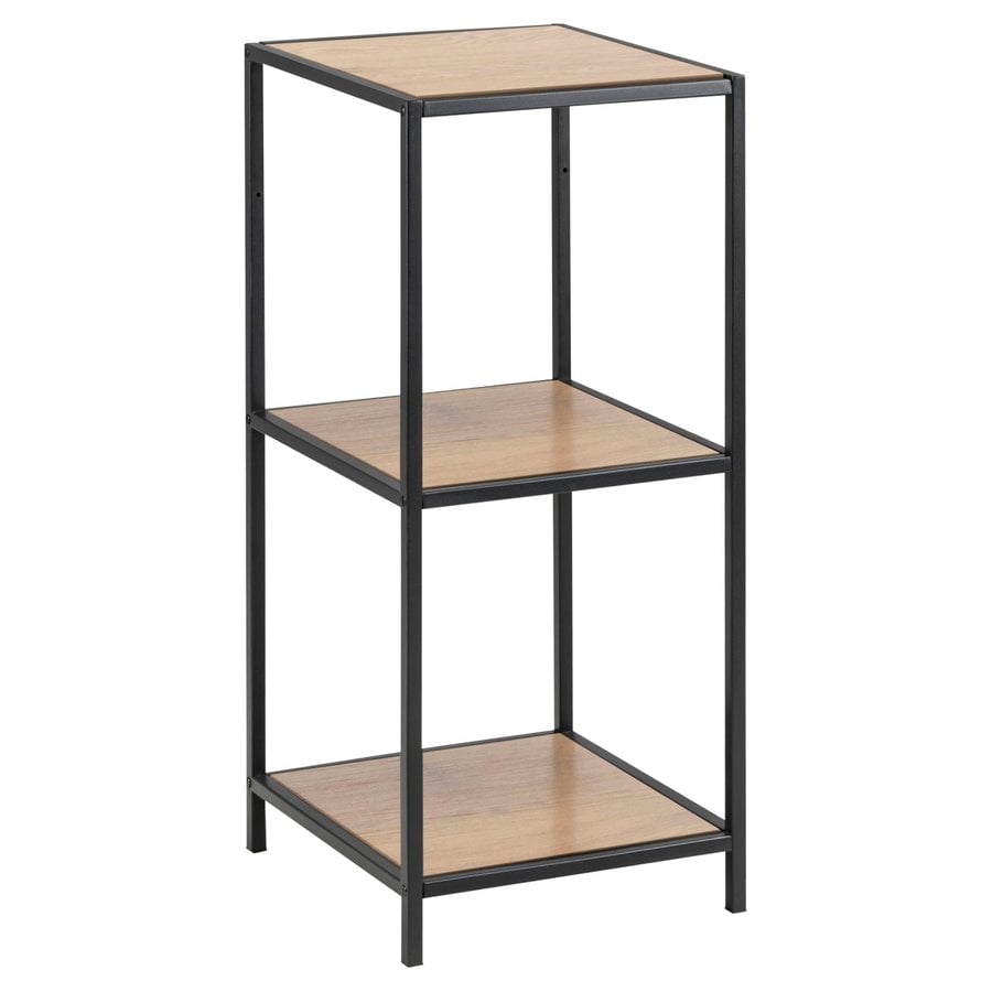 seaford-reol-i-vild-eg-mdf-stel-i-sort-stl-fra-actona-bdh-35x37x825-cm-0000080036-4 Seaford Reol Vild Eg Mdf Stel