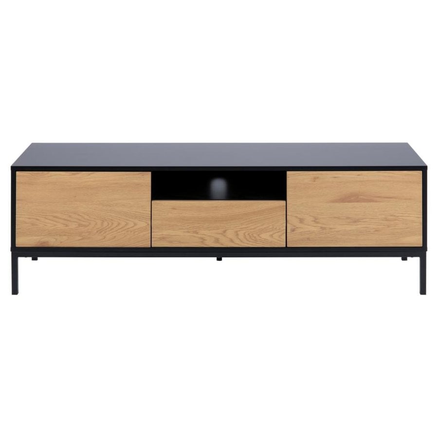 Seaford Tv Bord Sort Mat Vild