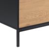 Seaford Tv Bord Sort Mat Vild