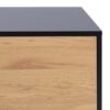 Seaford Tv Bord Sort Mat Vild