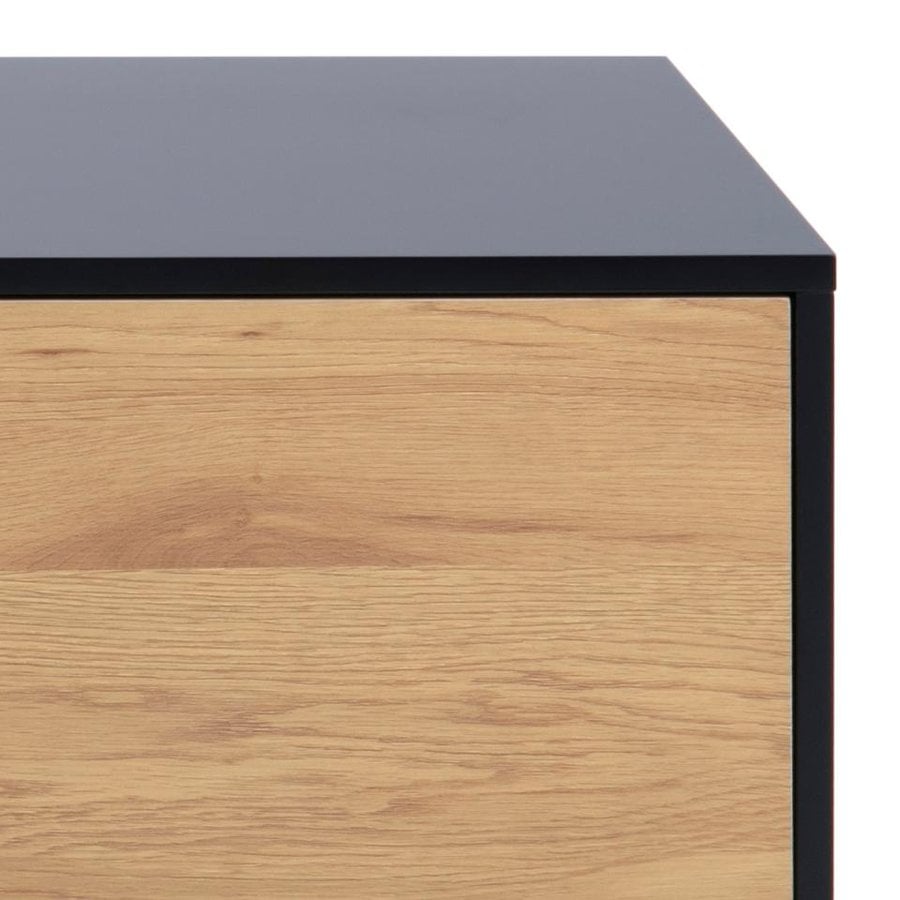 Seaford Tv Bord Sort Mat Vild