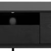 Seaford Tv Bord Sort Mdf Stel