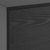 Seaford Tv Bord Sort Mdf Stel