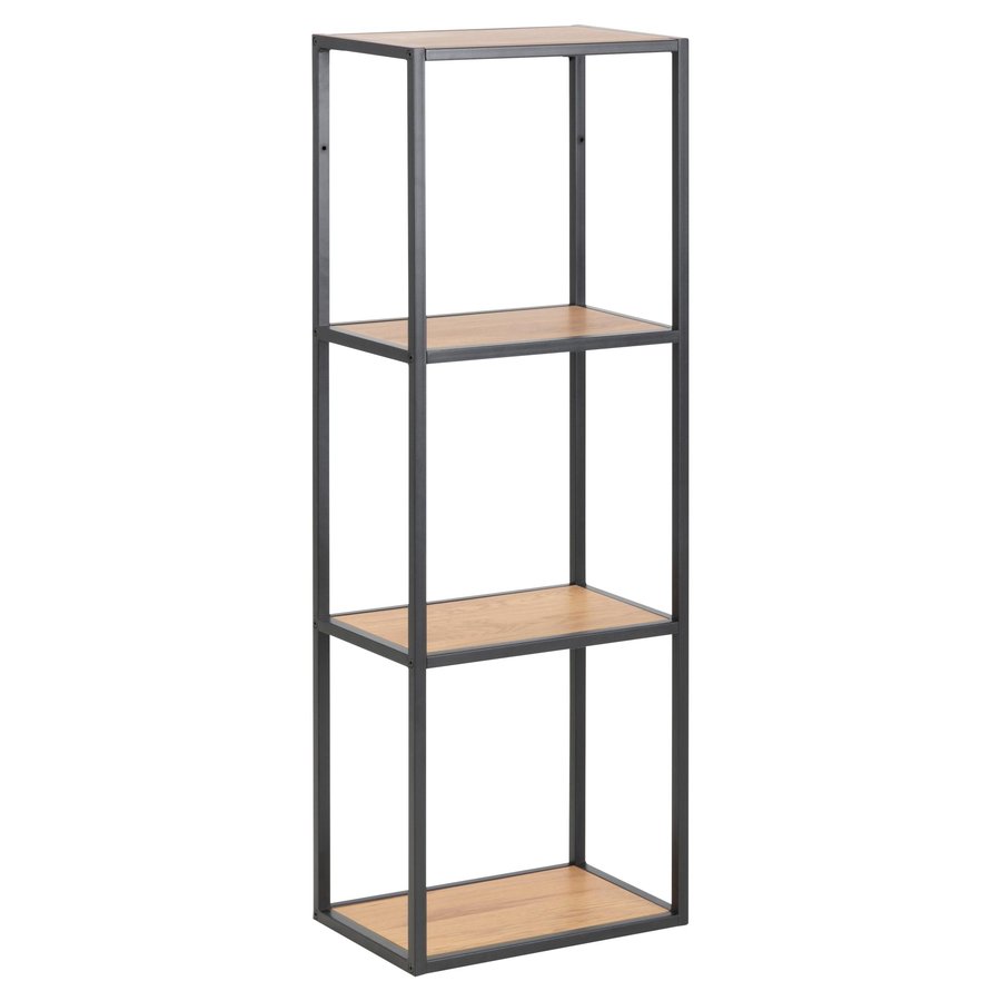 seaford-vghylde-i-vild-eg-egetr-ramme-i-sort-stl-fra-actona-bdh-24x37x-0000079420-3 Seaford Væghylde Vild Eg Egetræ Ramme