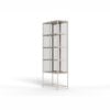 seaford-vitrine-i-gr-stl-med-klar-glasdre-hylder-i-gr-mdf-fra-actona-b-H000024099-6 Seaford Vitrine Grå Stål Klar Glasdøre
