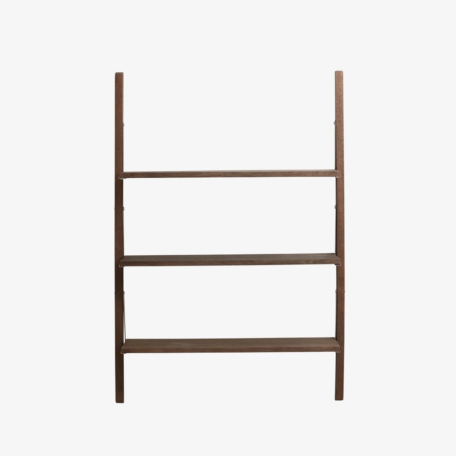 SINCA Hylde i Mangotræ fra Nordal | 3 Hylder | 86x20x126 cm hos uniquebeds, home & living - Billede 1