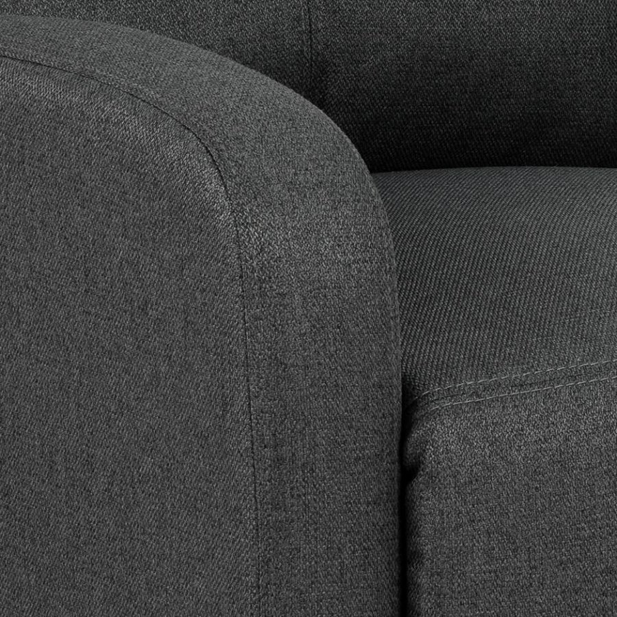 Siom Recliner Antracit Stof Lomme Posefjedre