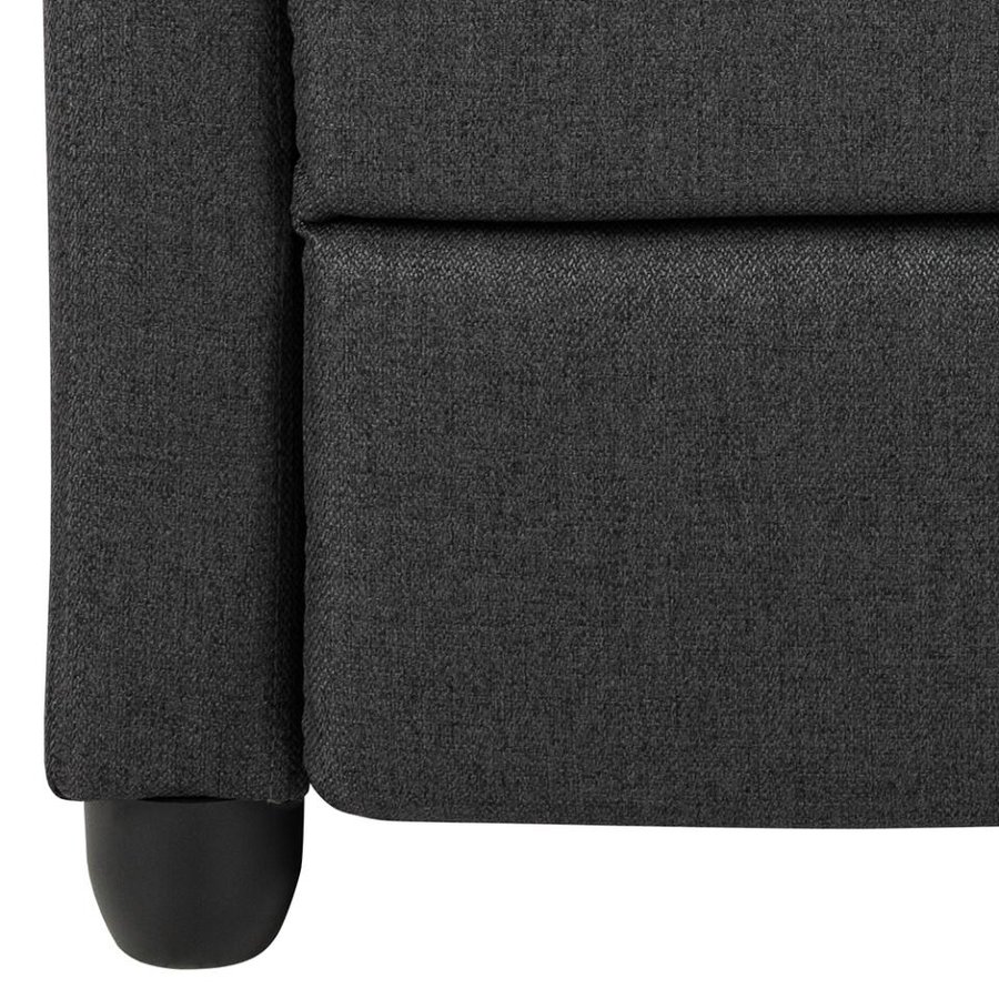 Siom Recliner Antracit Stof Lomme Posefjedre