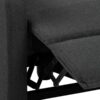 Siom Recliner Antracit Stof Lomme Posefjedre