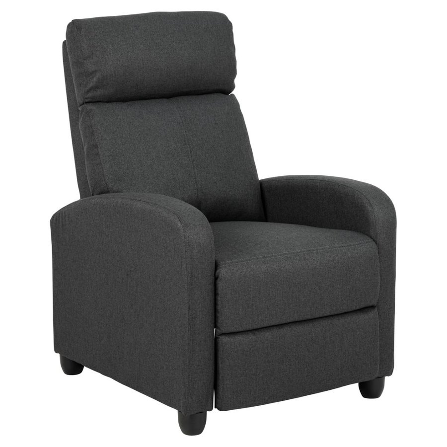 Siom Recliner Antracit Stof Lomme Posefjedre