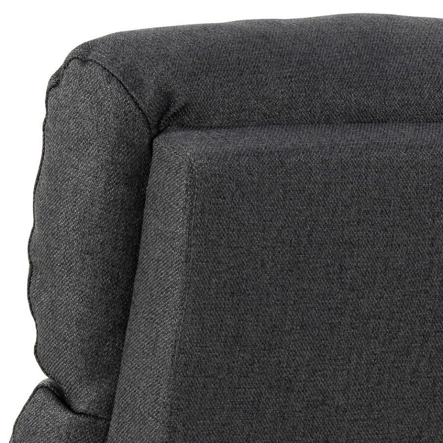 Siom Recliner Antracit Stof Lomme Posefjedre